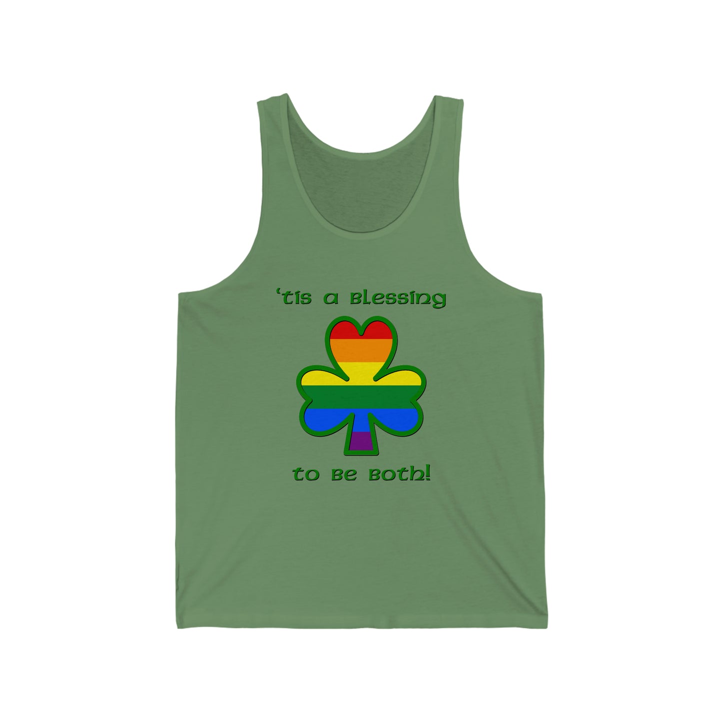 'Tis a Blessing to Be Both Adult Unisex Tank Top