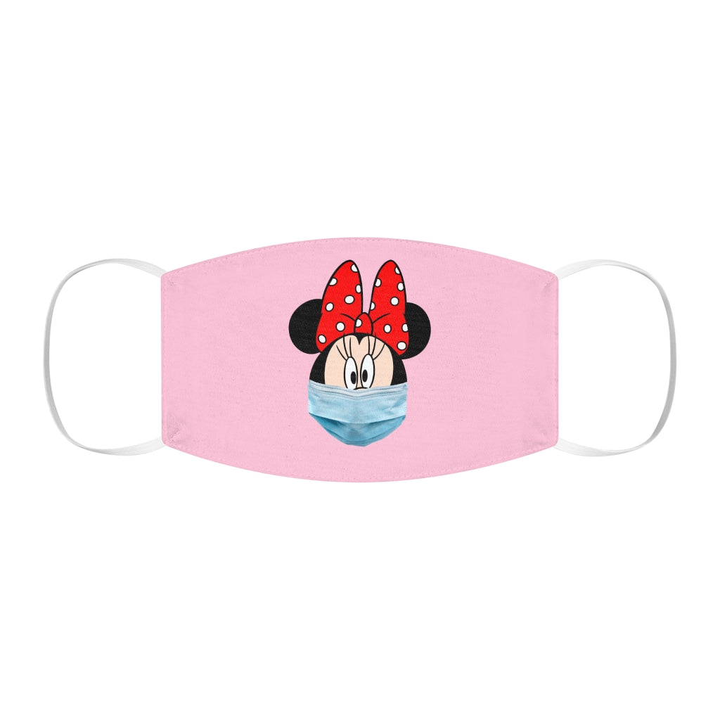 Miss Mouse Wears a Face Mask Snug-Fit Polyester/Cotton Face Mask