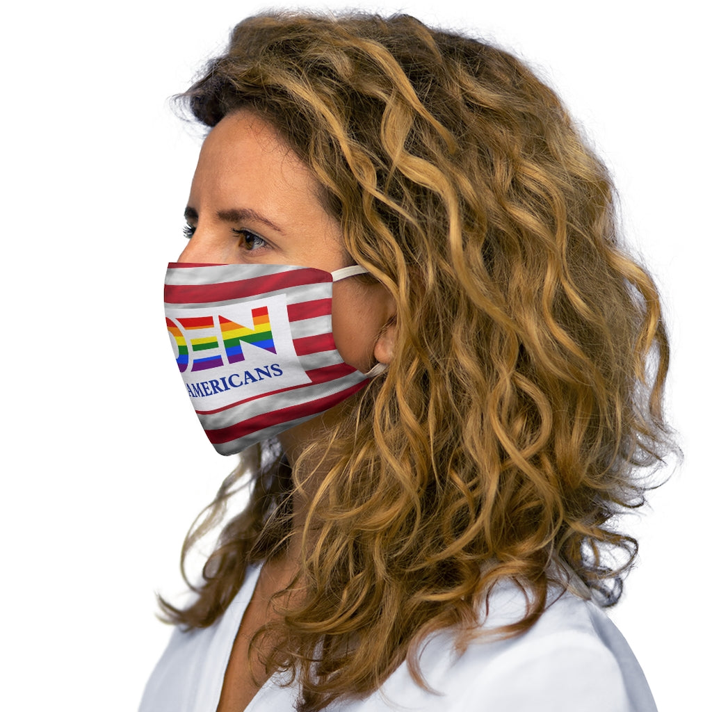 Biden for All Americans Pride Snug-Fit Polyester/Cotton Face Mask