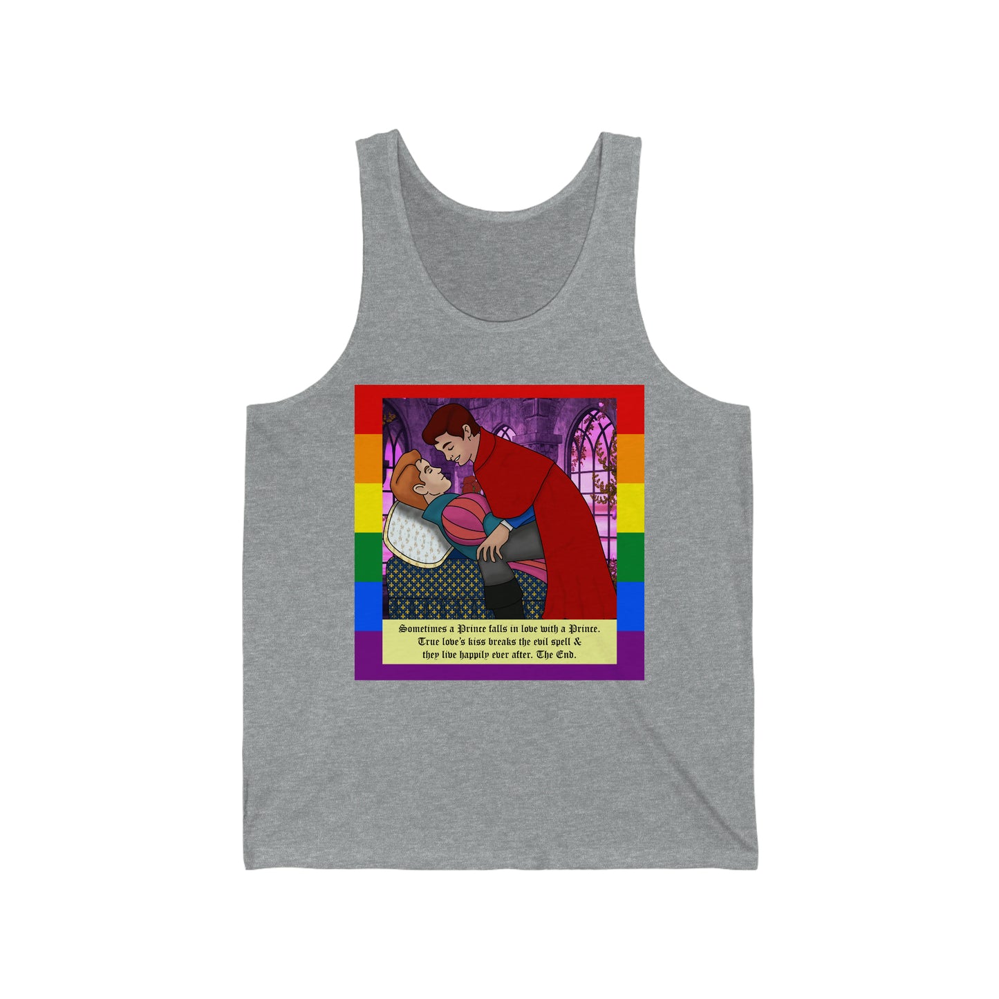 A Prince Loves A Prince Fairy Tale Adult Unisex Tank Top