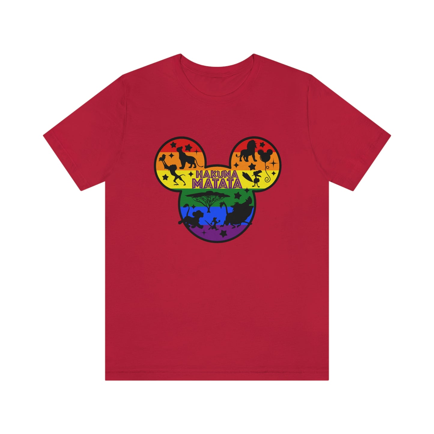 Hakuna Matata LGBTQ Rainbow Pride - Camiseta unisex para adultos