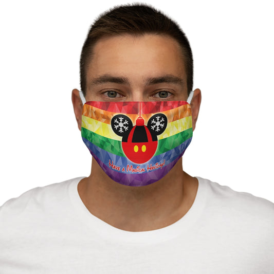 Have a Magical Holiday Snug-Fit Polyester/Cotton Face Mask