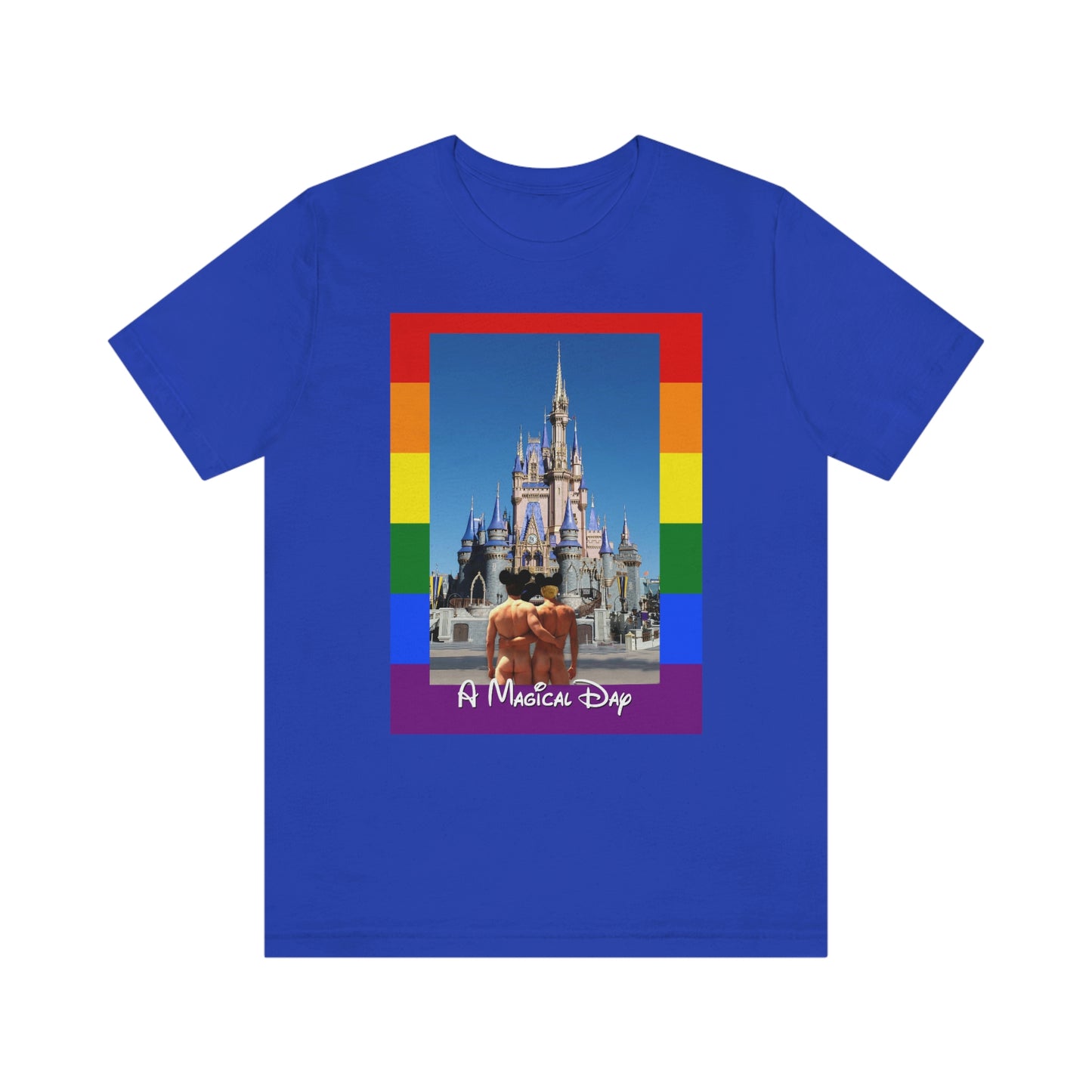 Camisetas para adultos del Orgullo Gay de un día mágico