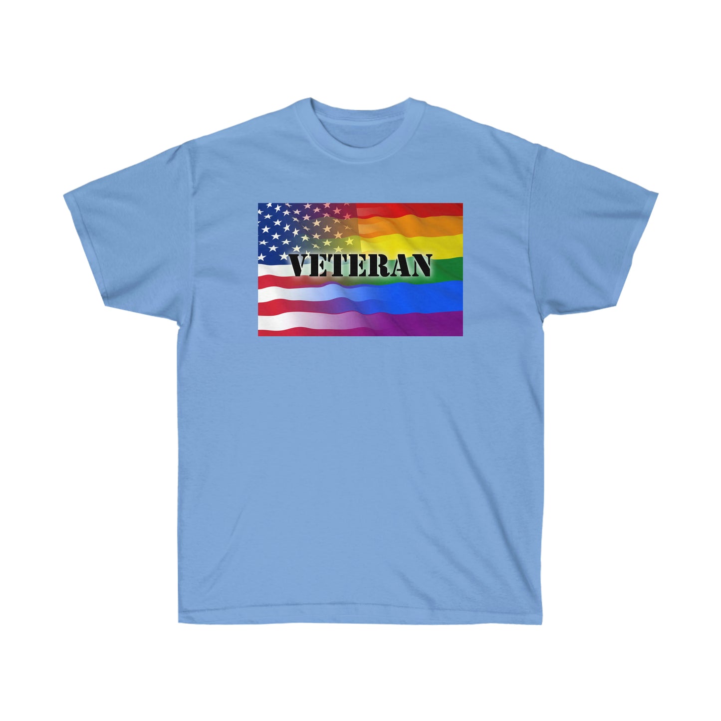 Camiseta unisex para adultos veteranos americanos LGBTQ