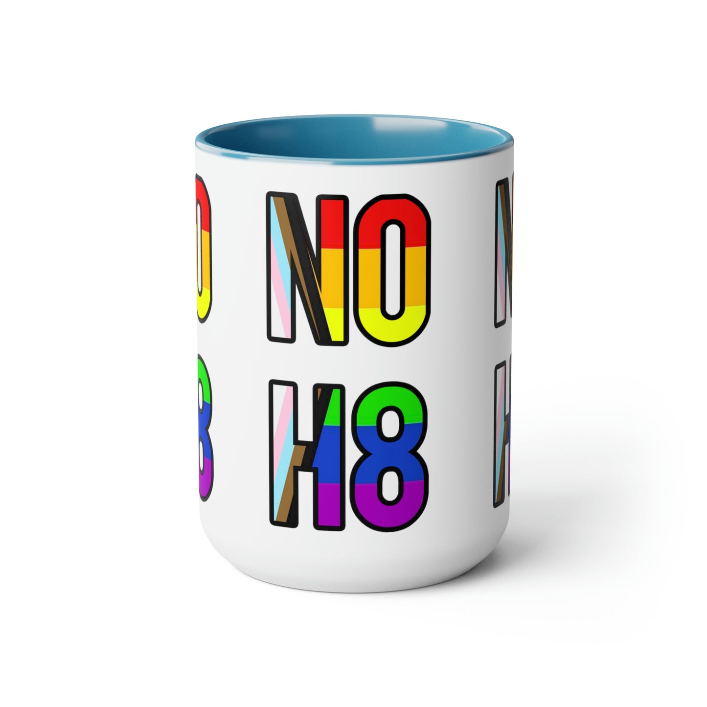 Tasses à café bicolores NO H8, 15 oz