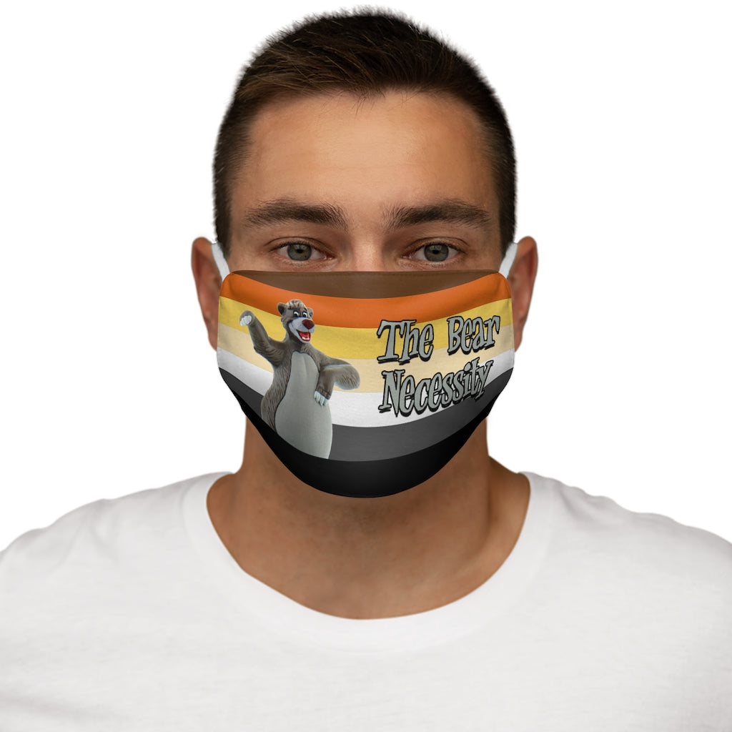 The Bear Necessity Snug-Fit Polyester/Cotton Face Mask